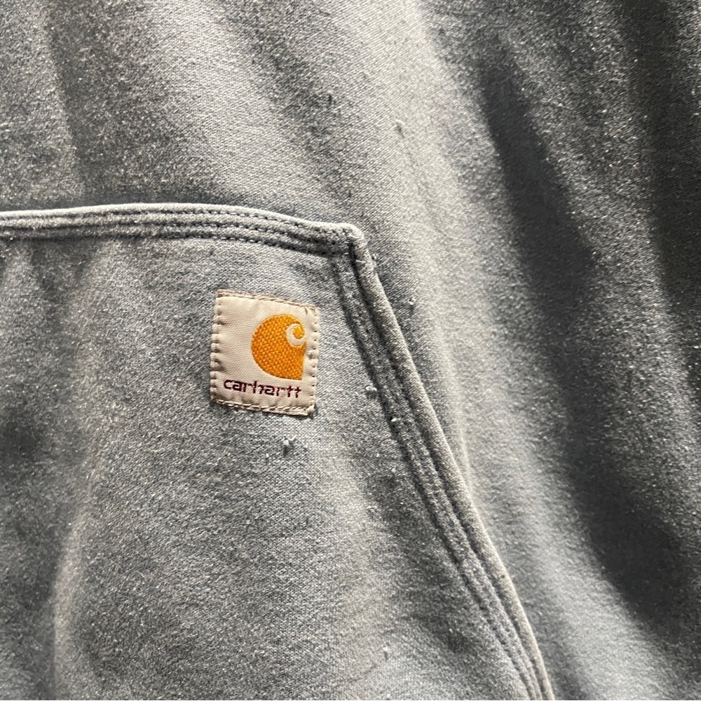 Carhartt sweatshirt blue thundercloud size large - Picture 4 of 12